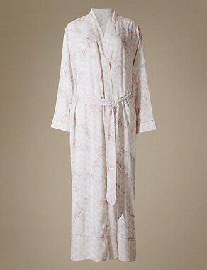 Pure Modal Woven Printed Dressing Gown Image 2 of 4