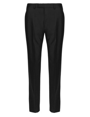 Pure New Wool Eveningwear Trousers Image 2 of 3