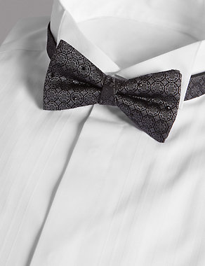 Pure Silk Bow Tie Made with Swarovski® Elements Image 2 of 4
