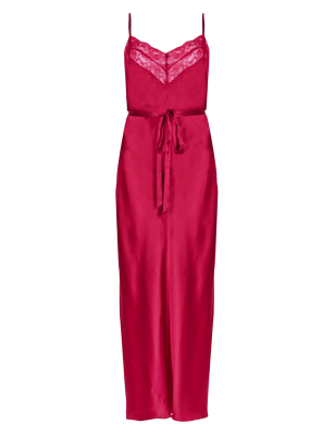 Marks and best sale spencer silk nightwear