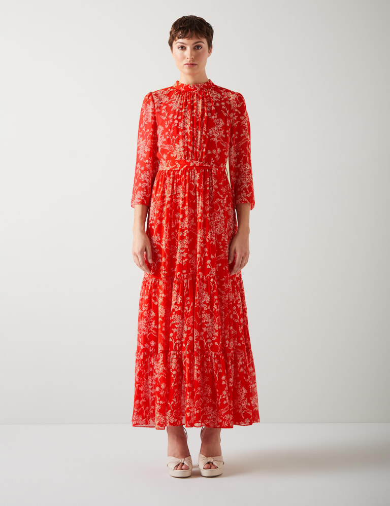 Pure silk maxi dress sale