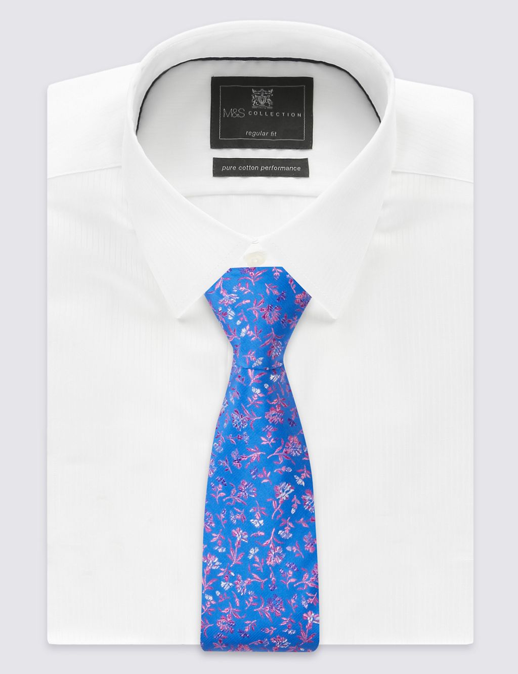 Pure Silk Floral Print Tie 3 of 3