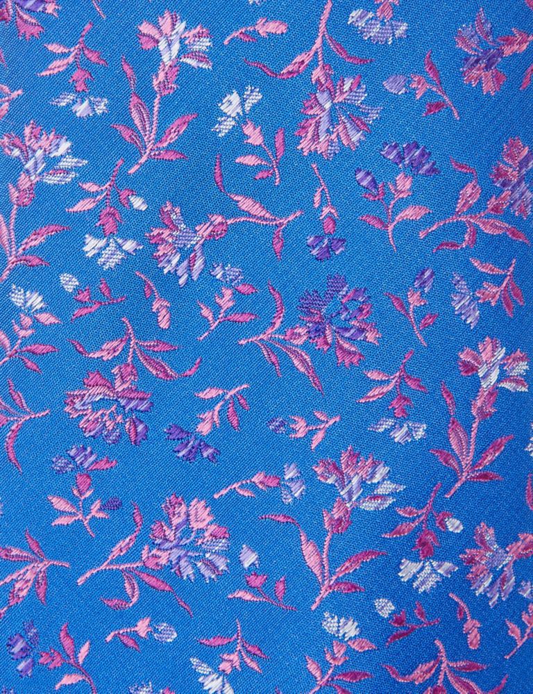 Pure Silk Floral Print Tie 3 of 3