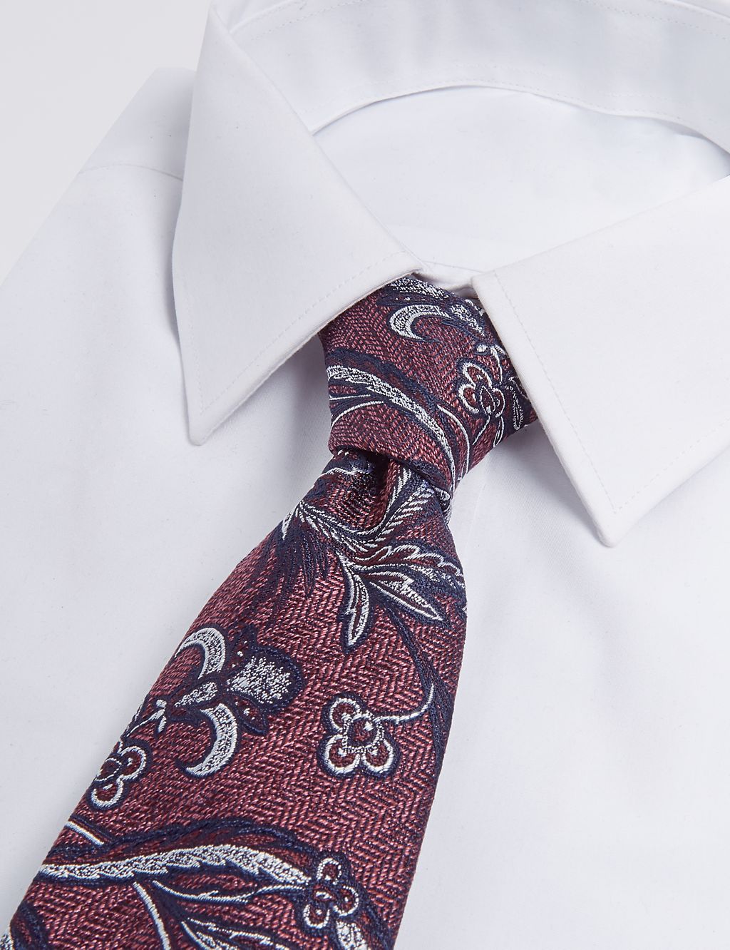 Pure Silk Floral Print Tie 1 of 3