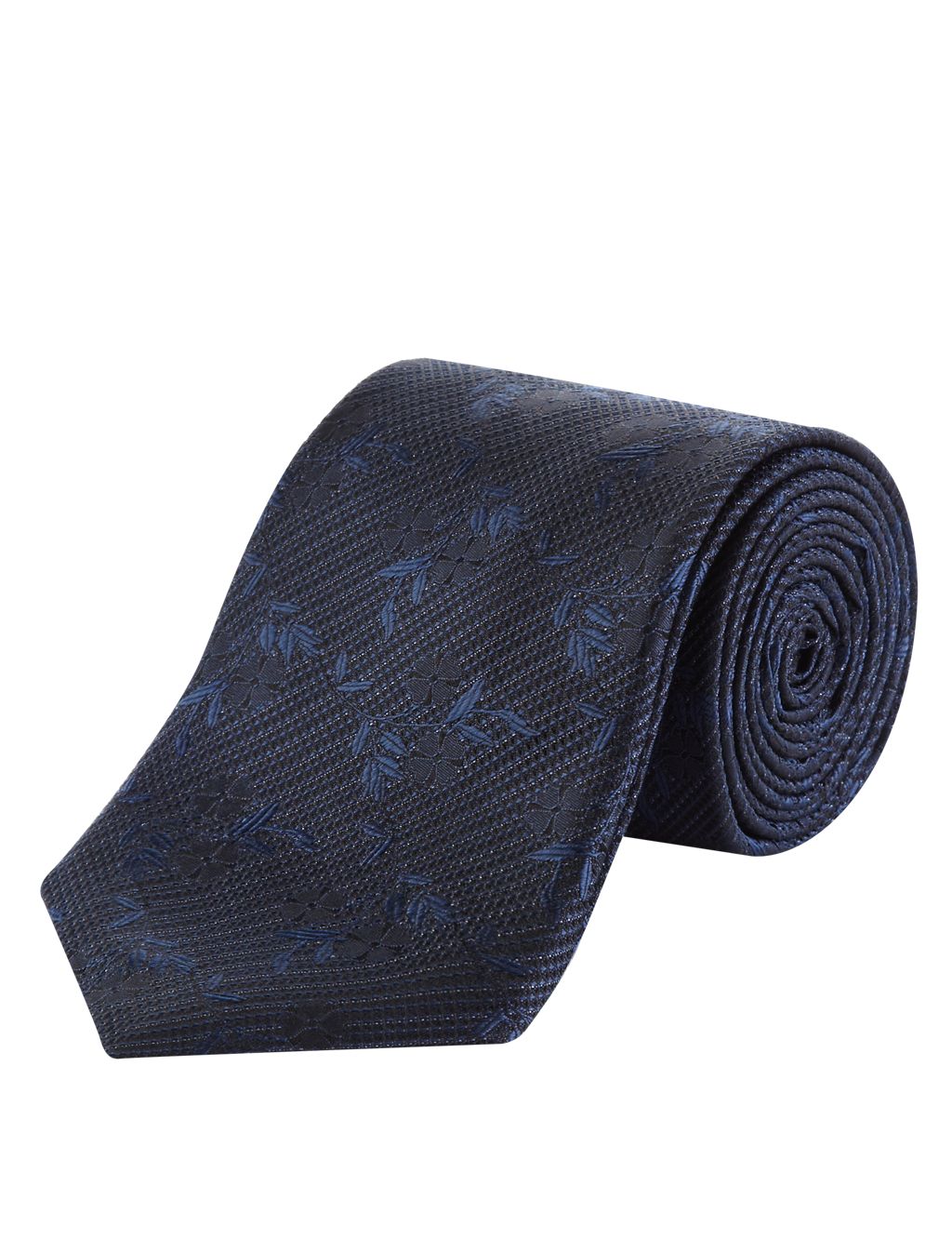 Pure Silk Floral Textured Tie 1 of 3
