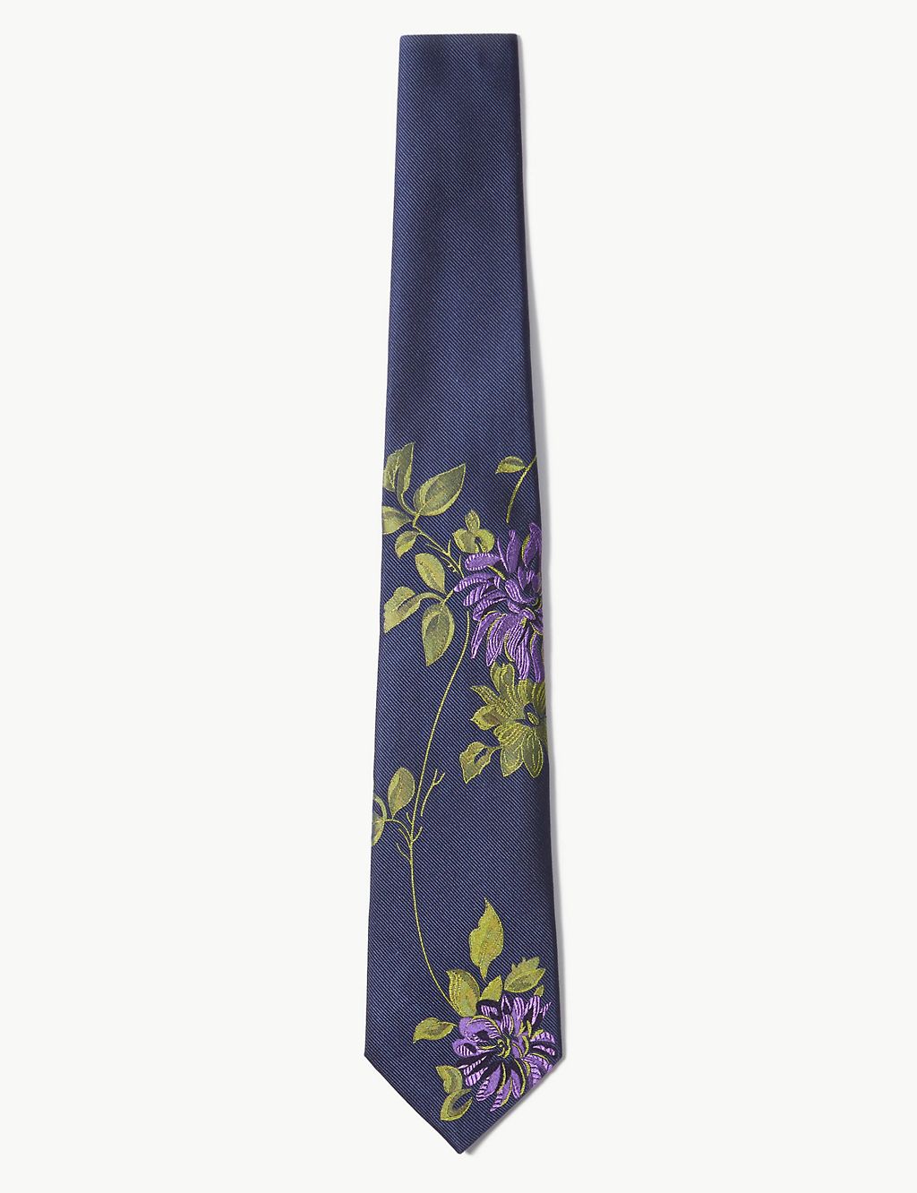 Pure Silk Floral Tie 3 of 5