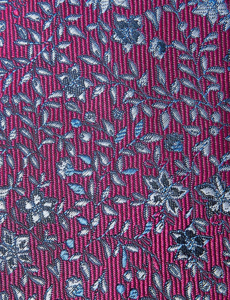 Pure Silk Floral Tie 3 of 3