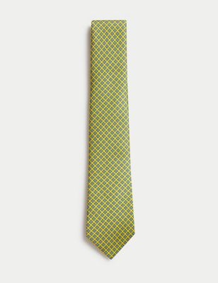 Pure Silk Foulard Tie Image 1 of 2