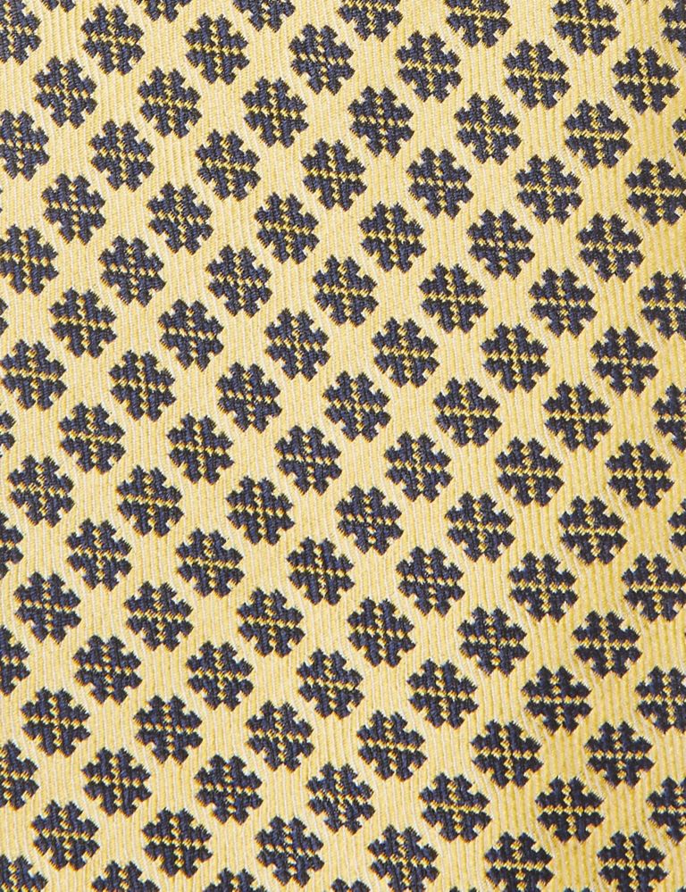 Pure Silk Geometric Print Tie 3 of 3