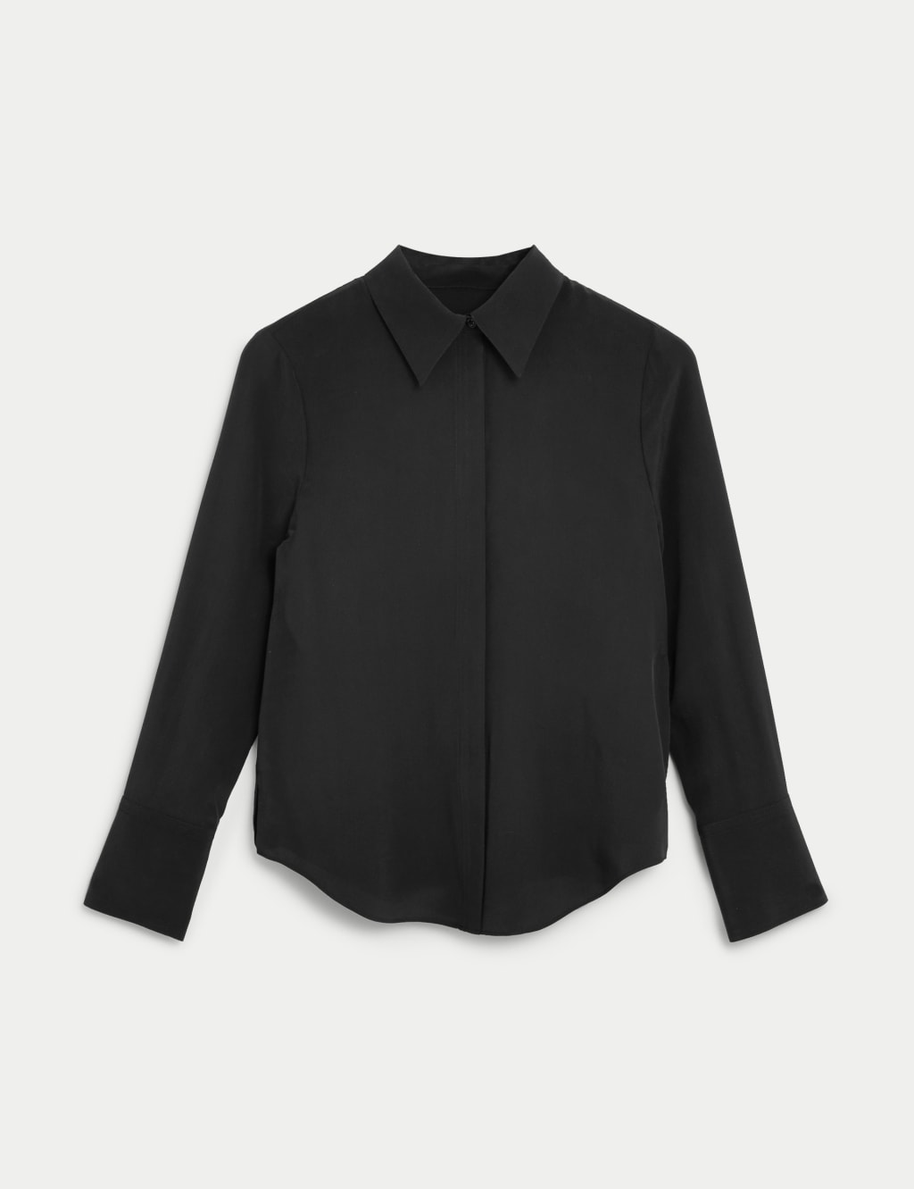 Pure Silk Long Sleeve Shirt | Autograph | M&S