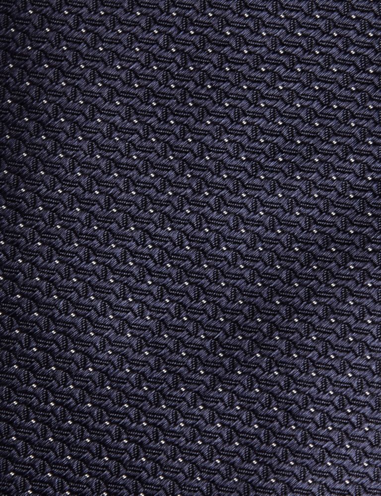 Pure Silk Micro Dotted Tie 3 of 4