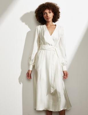 Jaeger 2025 wrap dress