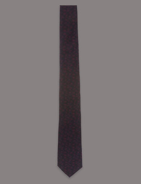 Pure Silk Narrow Fit Tie Image 2 of 3