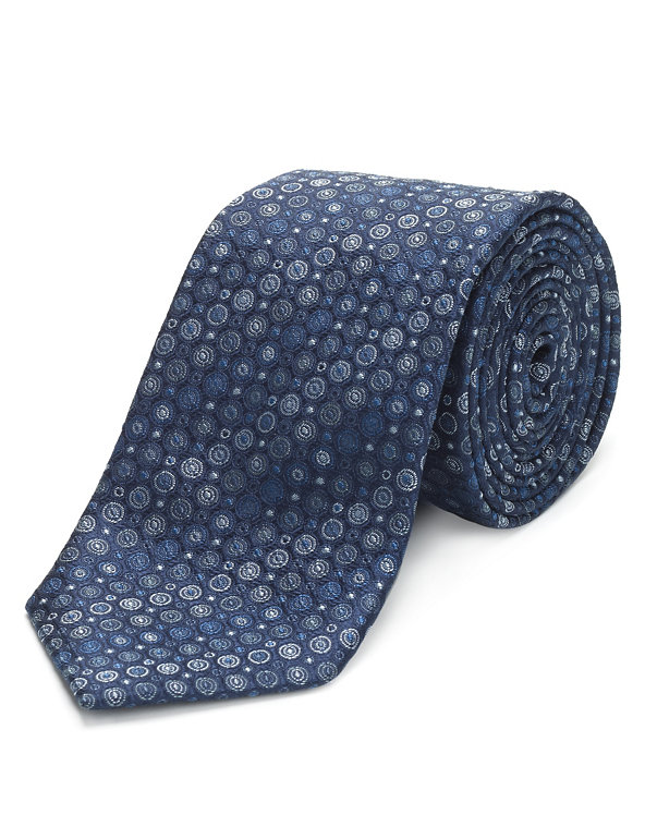 Pure Silk Ombre Circle Tie Image 1 of 1