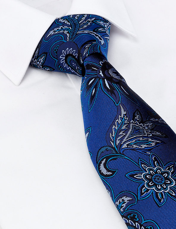 Pure Silk Paisley Tie Image 1 of 1