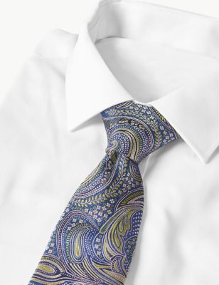 Pure Silk Paisley Tie Image 2 of 3