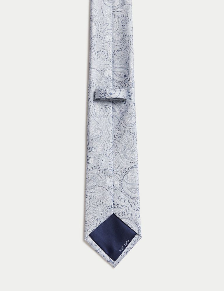 Pure Silk Paisley Tie 2 of 2