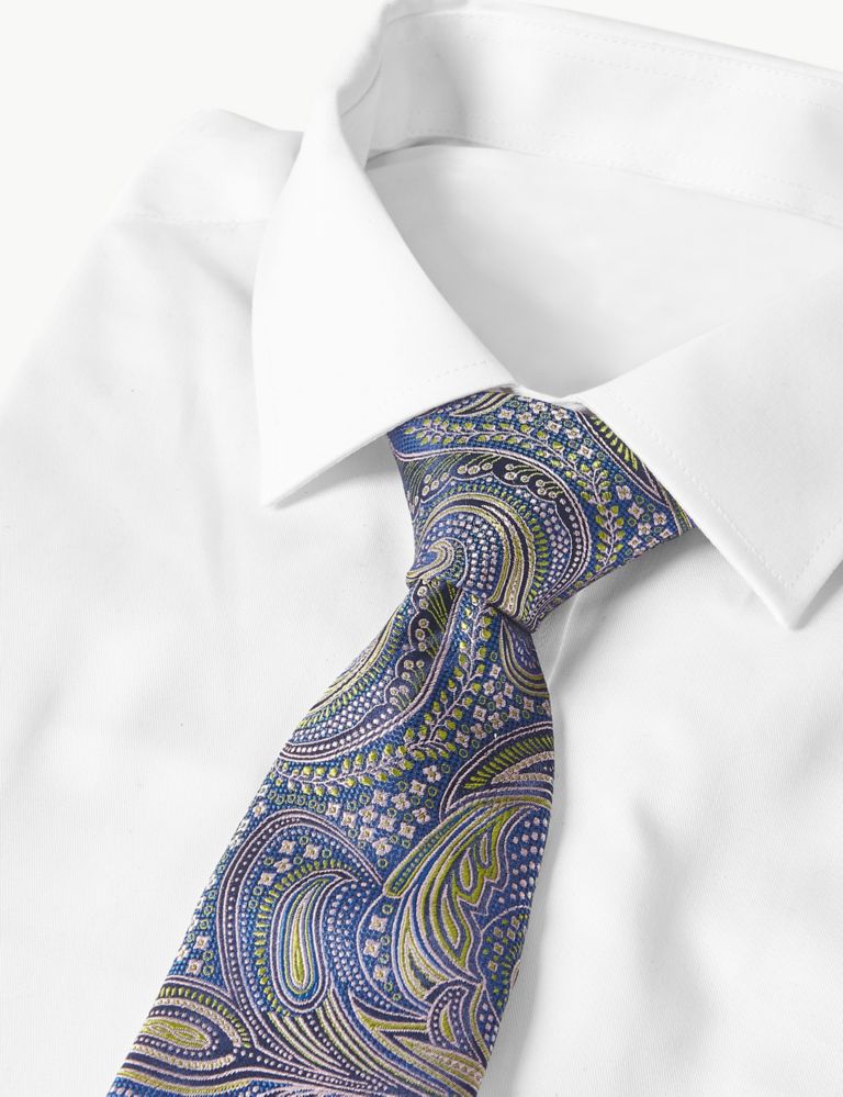 Pure Silk Paisley Tie 2 of 3