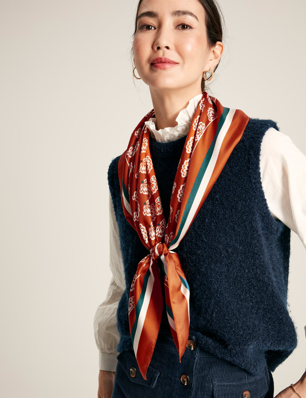 Ladies silk scarves online marks and spencer