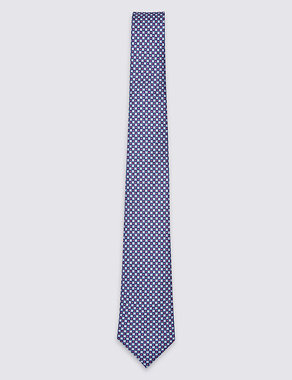 Pure Silk Printed Tie Image 2 of 3