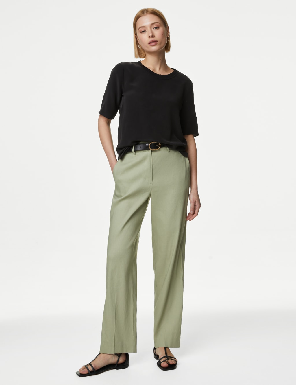 Pure Silk Relaxed Short Sleeve Top 2 of 7