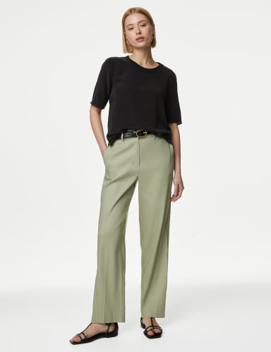 Pure Silk Relaxed Short Sleeve Top 3 of 7