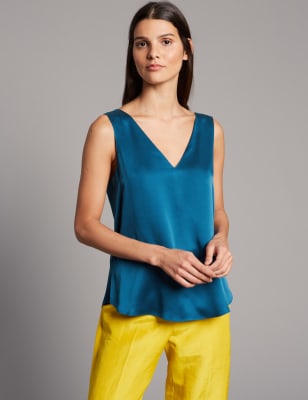 Pure Silk Vest Top, Autograph