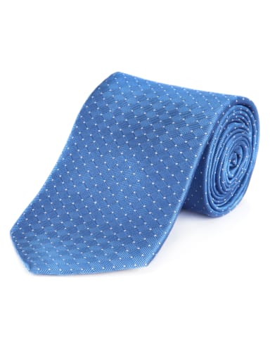 Pure Silk Spotted Textured Tie 2 of 3