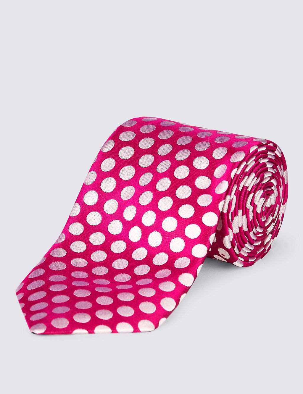 Pure Silk Spotted Tie 2 of 2
