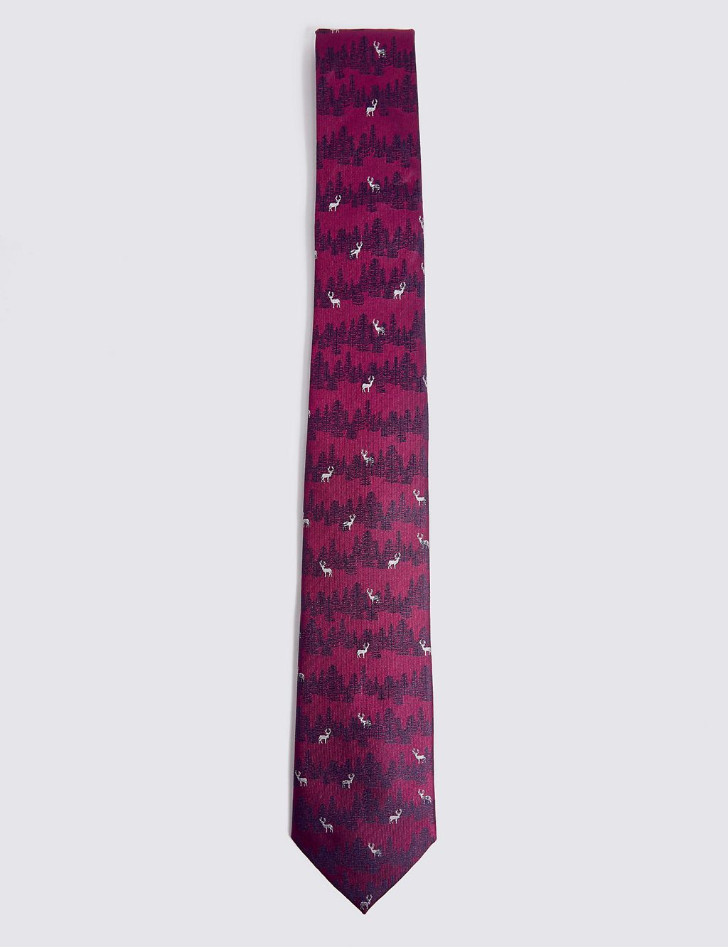 Pure Silk Stag Tie 3 of 3