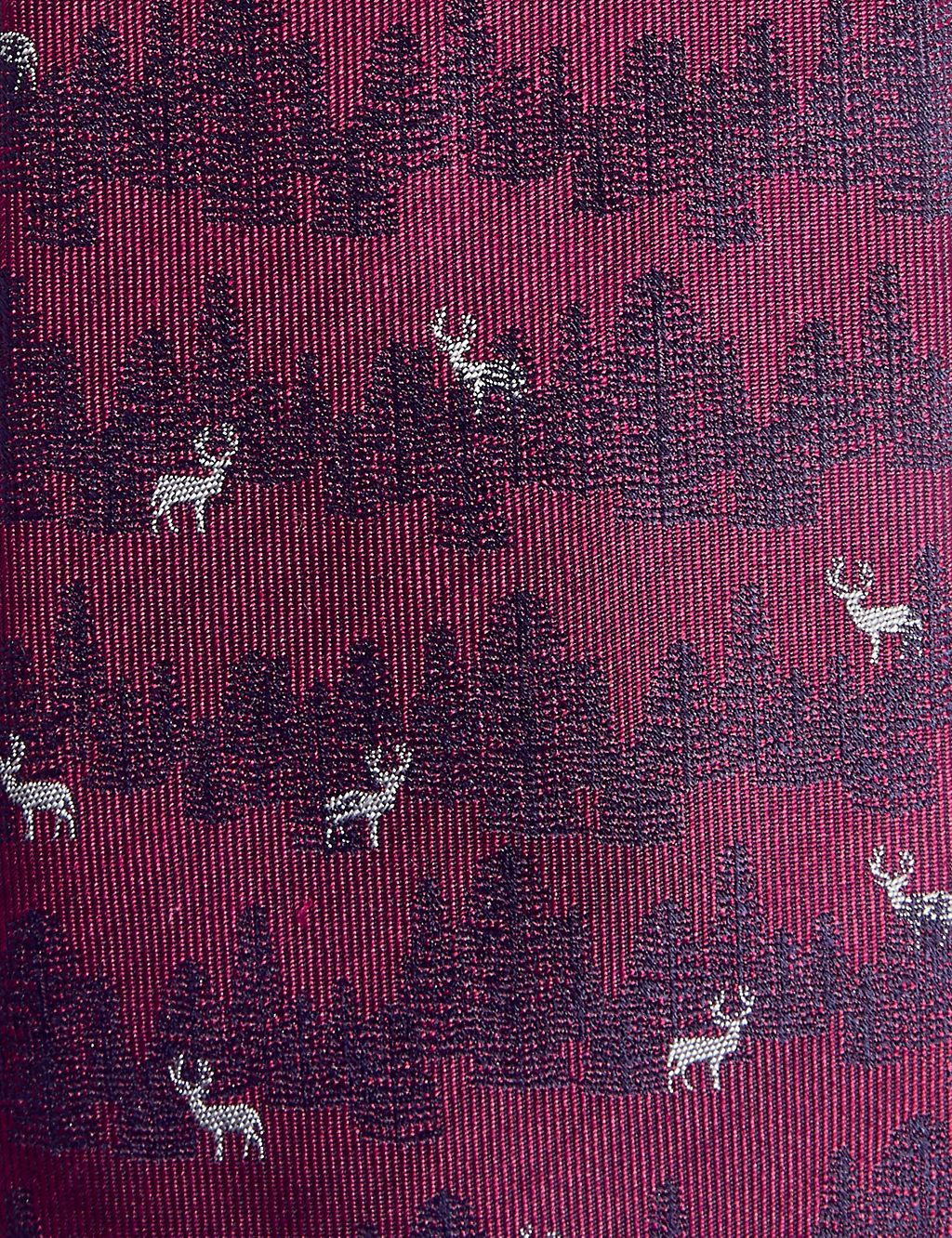 Pure Silk Stag Tie 2 of 3