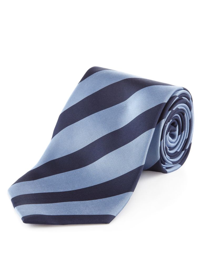 Pure Silk Striped Tie 1 of 1
