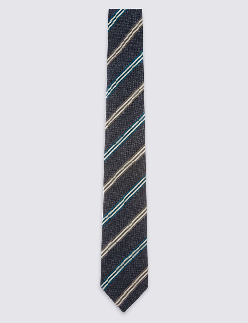 Pure Silk Striped Tie 1 of 3