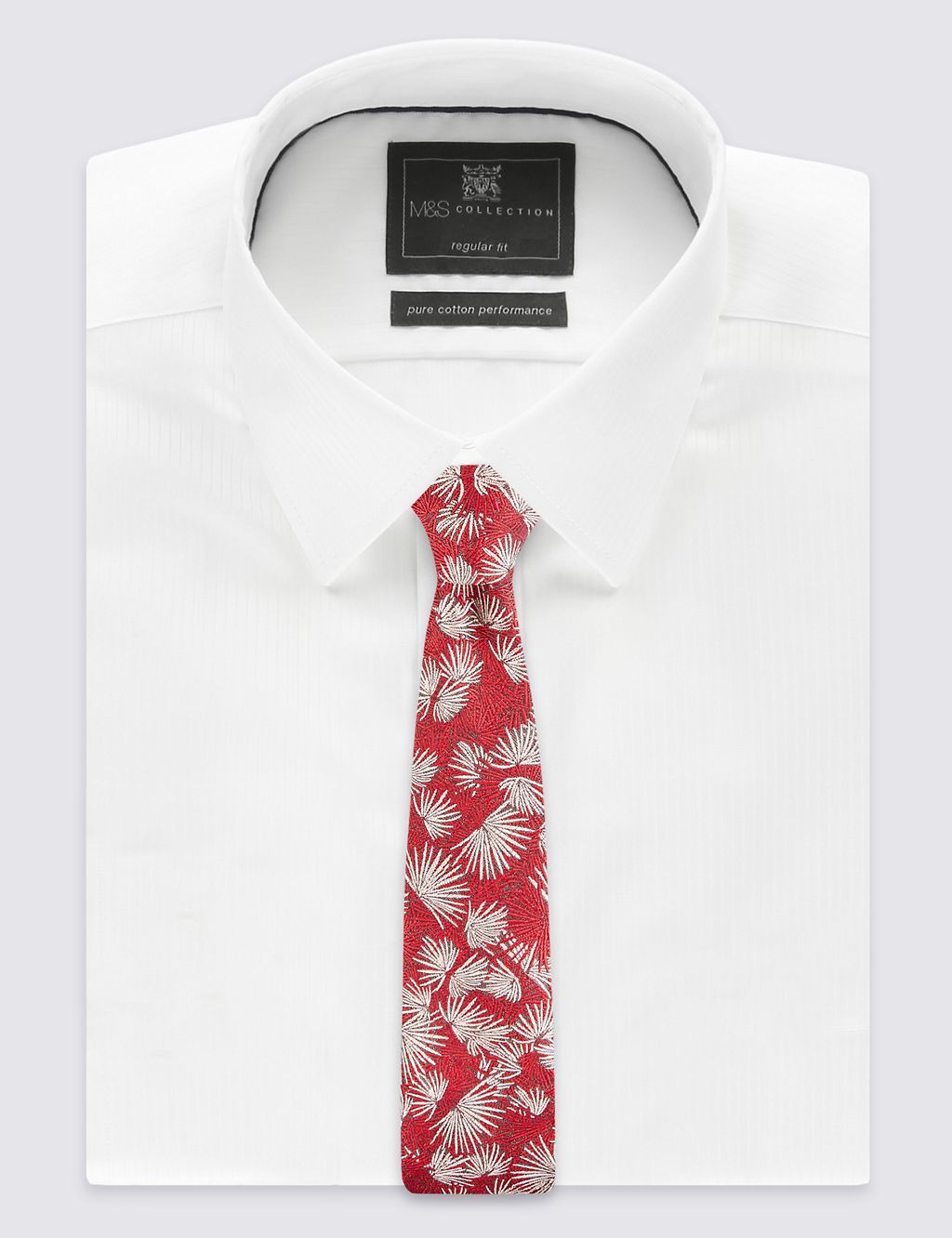 Pure Silk Textured Floral Tie 3 of 3