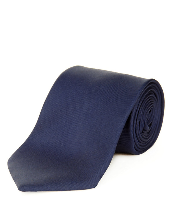 Pure Silk Tie with Stain Resistance Image 1 of 1