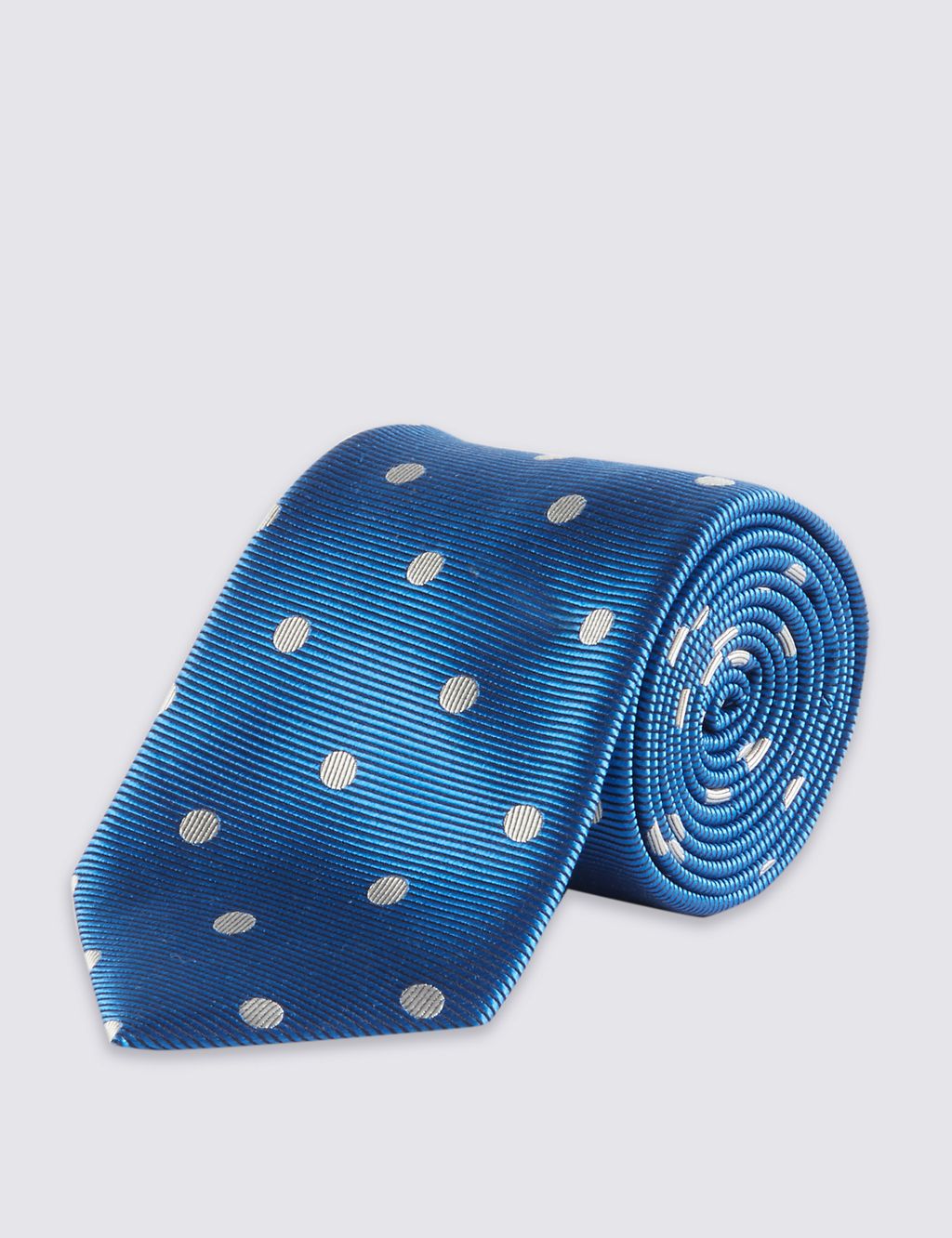 Pure Silk Twill Spotted Tie 2 of 2