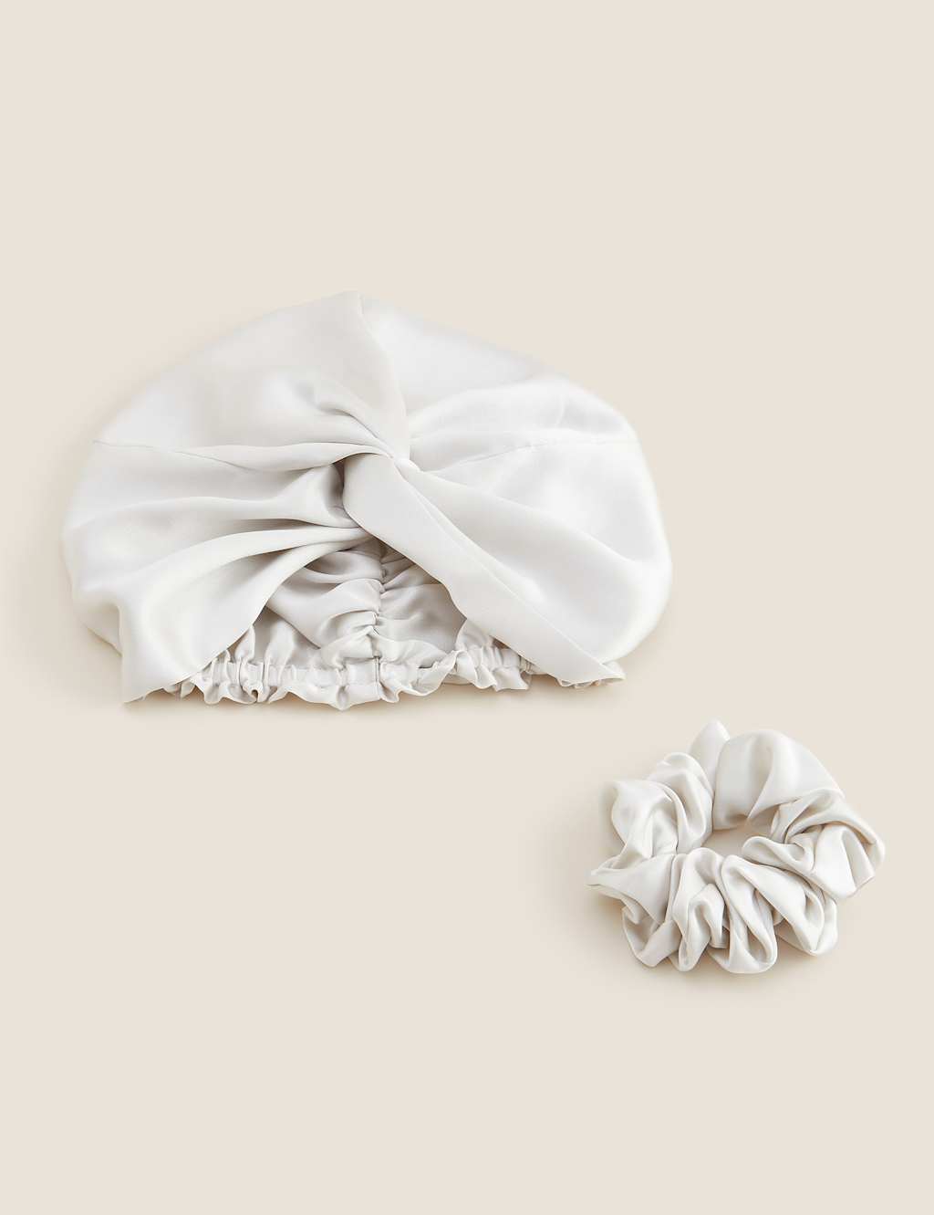 Pure Silk Wrap and Scrunchie Set 3 of 4