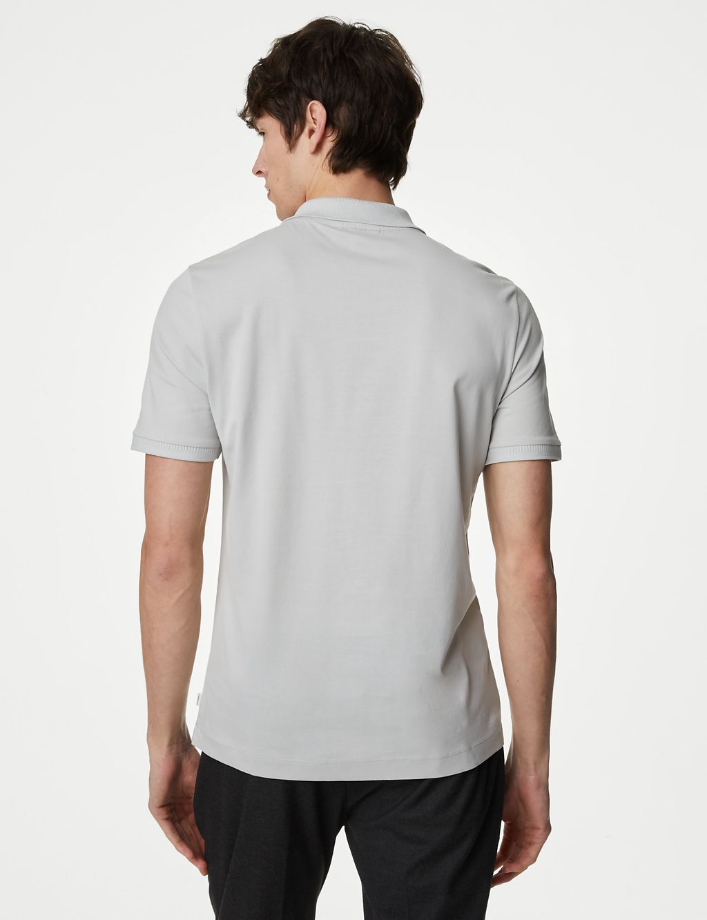 Pure Supima® Cotton Half Zip Polo Shirt 5 of 5
