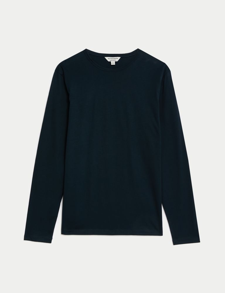 Pure Supima® Cotton Long Sleeve T-Shirt 1 of 1