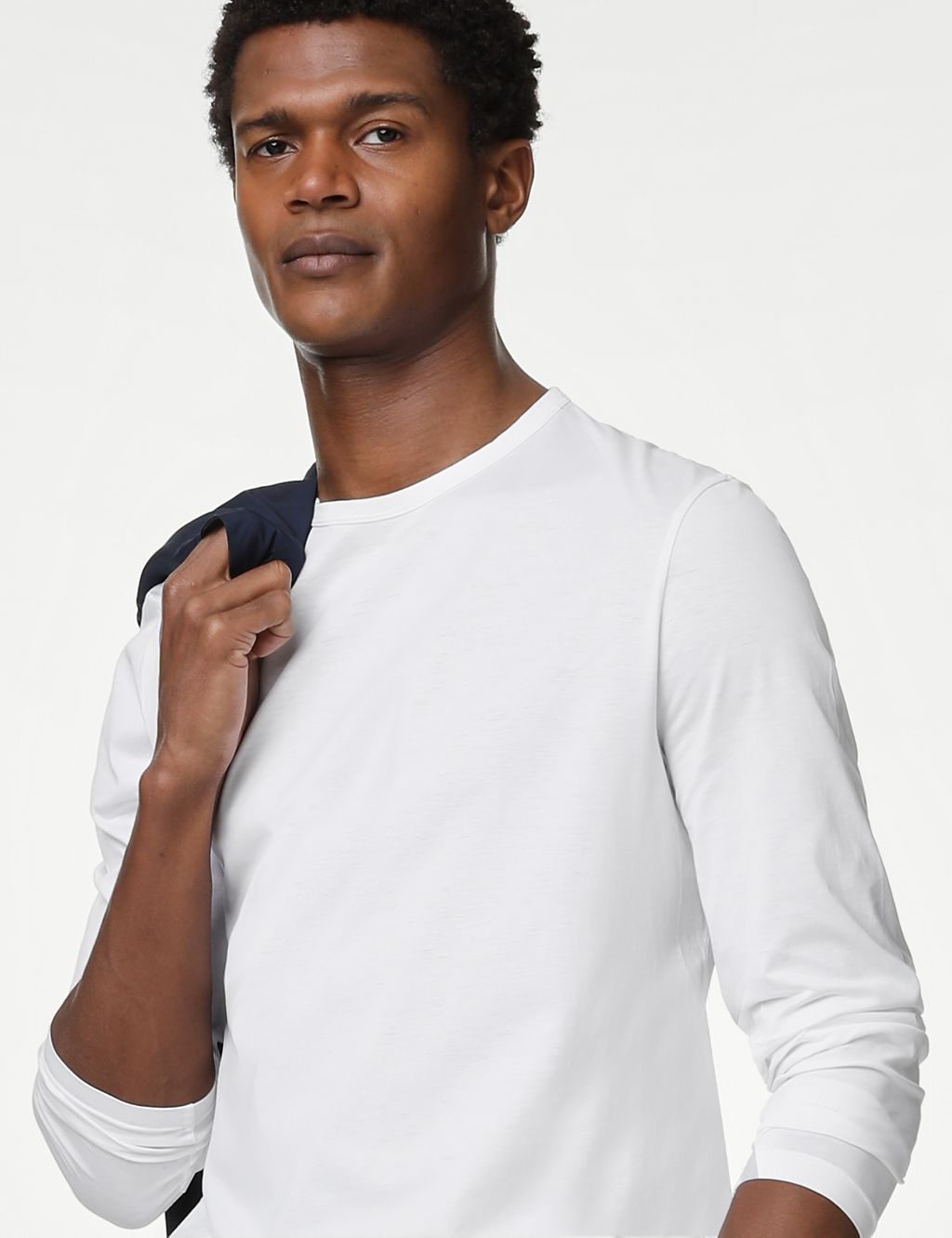 Pure Supima® Cotton Long Sleeve T-Shirt 4 of 4