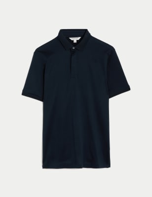 Pure Supima® Cotton Polo Shirt Image 2 of 5