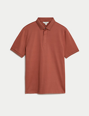 Pure Supima® Cotton Polo Shirt Image 2 of 5