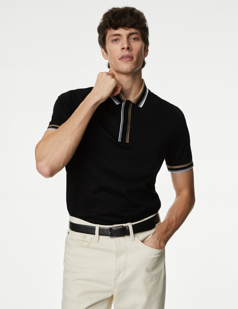 Pure Supima® Cotton Polo Shirt 1 of 5