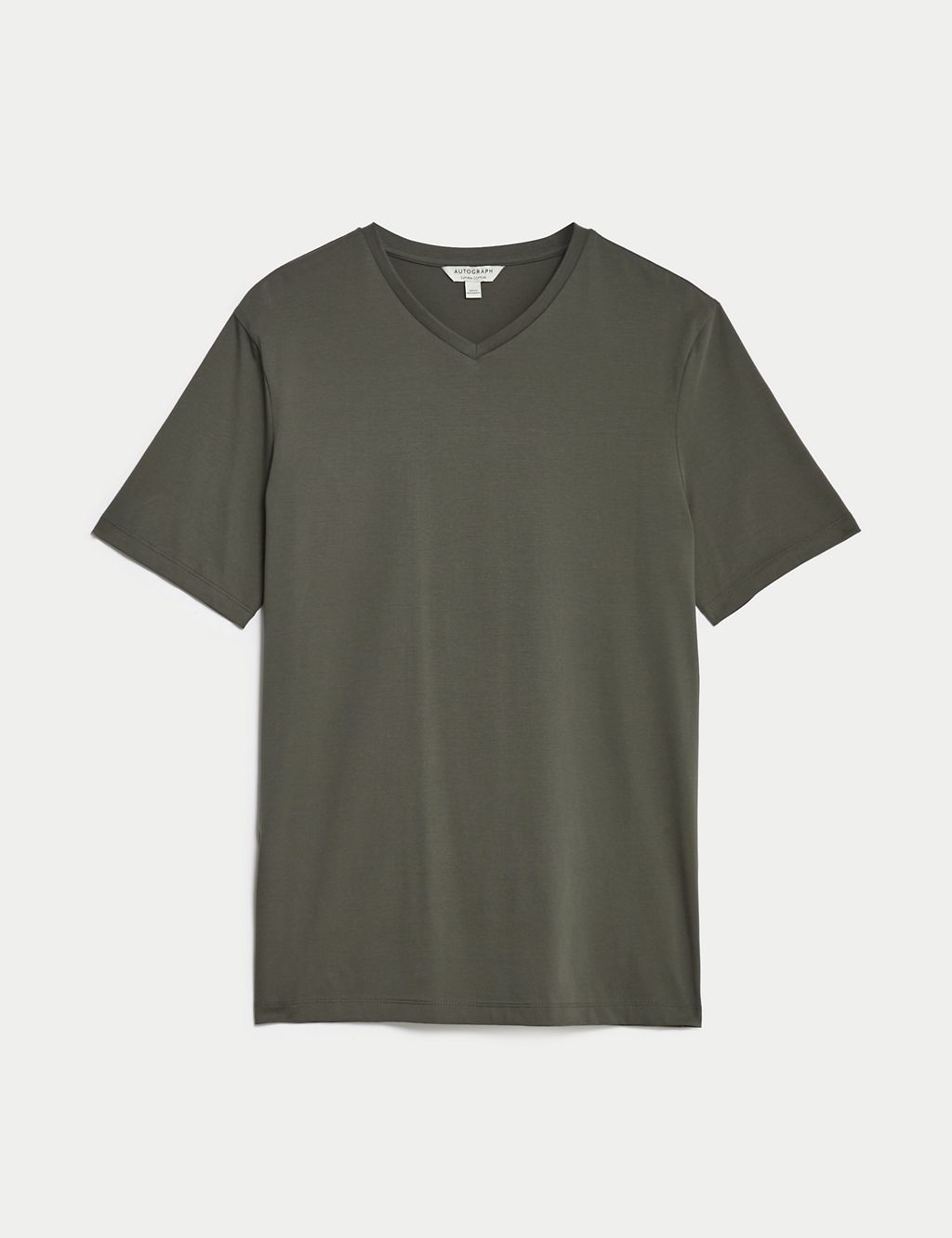 Pure Supima® Cotton V-Neck T-Shirt 1 of 5