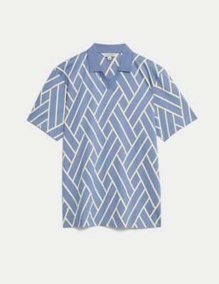 Pure Supima® CottonGraphic Print Polo Shirt Image 2 of 6