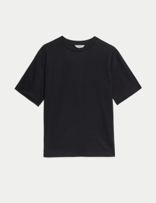 Pure Supima Cotton Oversized T-Shirt Image 2 of 5