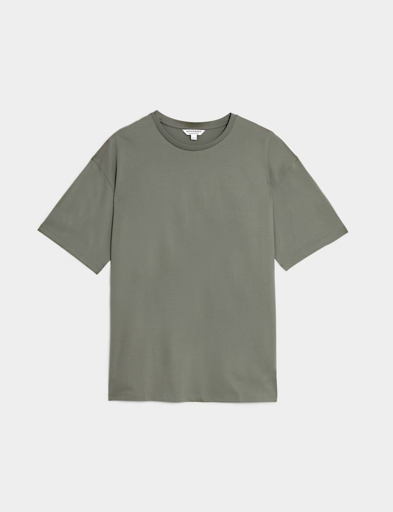 Pure Supima Cotton Oversized T-Shirt 2 of 5