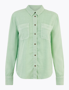 Pure Tencel ™ Patch Pocket Shirt Image 2 of 6