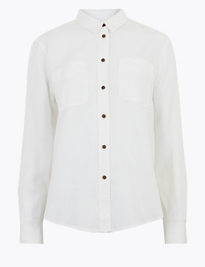 Pure Tencel ™ Patch Pocket Shirt Image 2 of 4