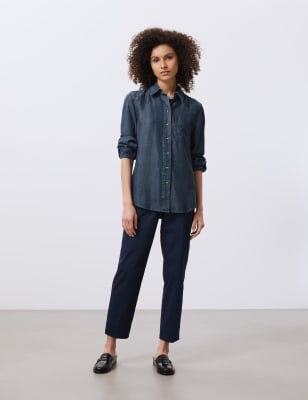 m&s denim shirt ladies